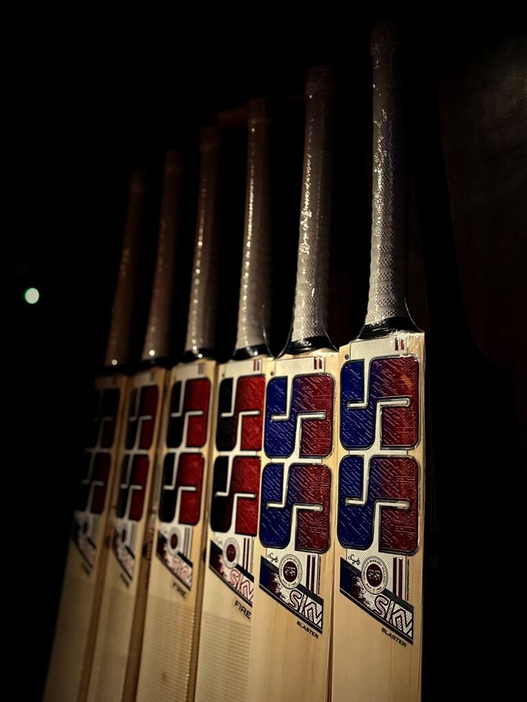 Finished cricket bats ready to go back to players